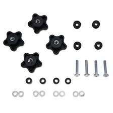4X Window Knob Kit 6681614 for Bobcat 773 873 S100 S130 S150 S160 S175 S185 S205