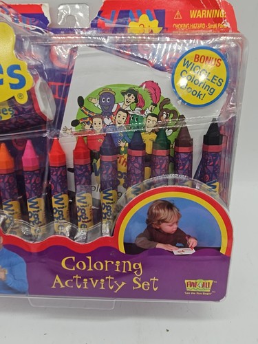 Wiggles Coloring Art Activity Set 2003 New Old Stock READ - Picture 2 of 8