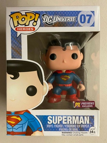 Funko Pop Heroes Superman Figure #07 PX 