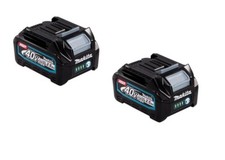 Image of Makita XGT 40v 2.5ah Battery Li-Ion BL4025 - Genuine Makita - Twin Pack
