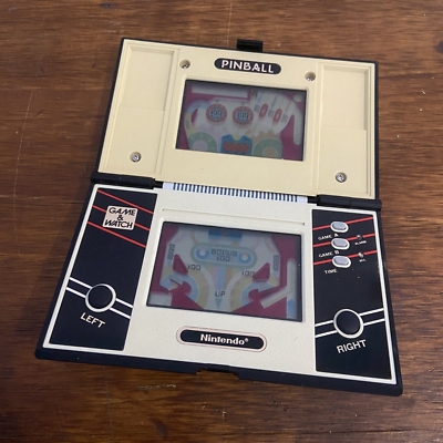 Nintendo Game & And Watch PINBALL 1983 Multi Screen Console PB-59
