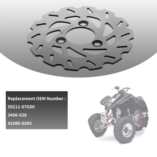 Front Brake Disc Rotors for Suzuki Quadsport Z400 LTZ400 2003-2014 KFX400 DVX400 - Picture 4 of 14