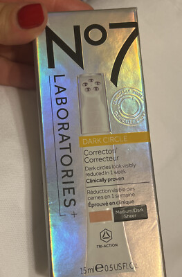 BNWB No7 Laboratories Dark Circle Corrector Medium /Dark Sheer 15 mL/ 0.5 fl oz