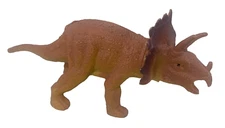 Triceratops Dinosaur Greenbrier International Inc. Rubber 5.5" Toy Figure