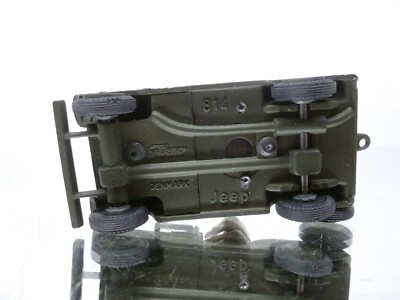 Tekno 1/43 Jeep Militaer 814 - Véhicule Militaire Miniature - Très Bon état Boîte