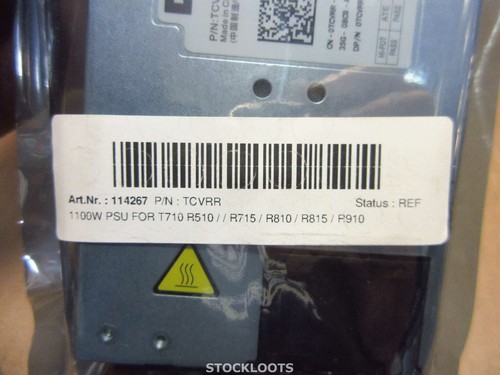Alimentation redondante Dell TCVRR 1100 W PowerEdge T710 T510 T910 R810 RECONDITIONNÉE - Photo 3/3