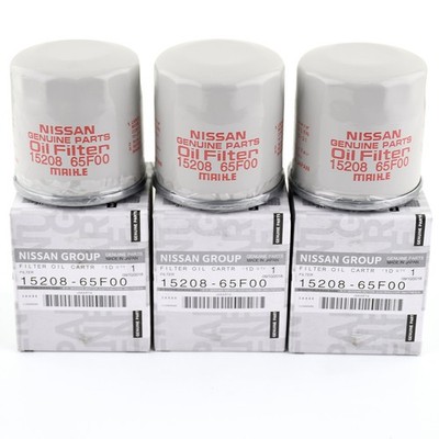 Genuine Nissan Oil Filter OEM 15208-65F0E 3 Pack for Maxima Rogue 370Z Juke Q50