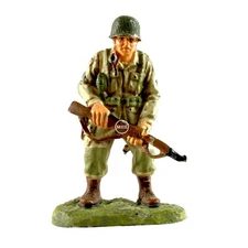 1:30 Metal W. Britain Britains WWII US Army 82nd Airborne D-Day Soldier WWII-100