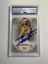 Tim Hardaway Jr Signed Upper Deck SPA Rookie Card Auto #32 PSA/DNA RC Michigan