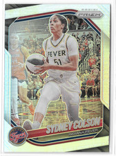 2025 Panini Prizm WNBA Silver #1 Sydney Colson Indiana Fever Texas A&M
