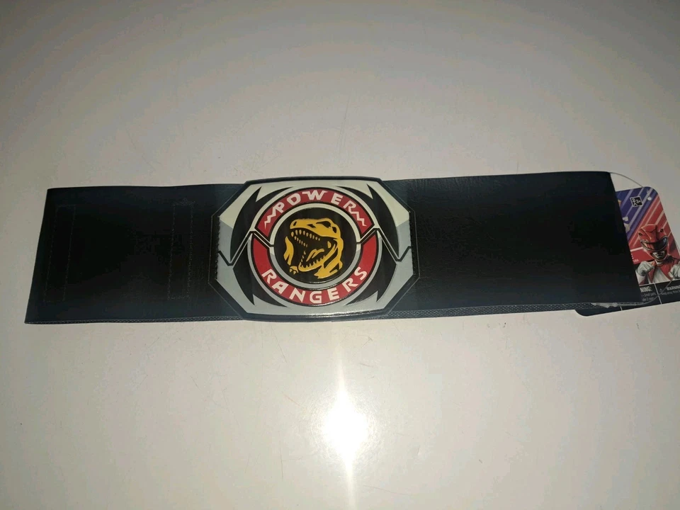 Power Rangers Clásico Deluxe Cinturón Ajustable Jóvenes Niños 28" Rojo Ranger MMPR NUEVO Foto 2 de 4