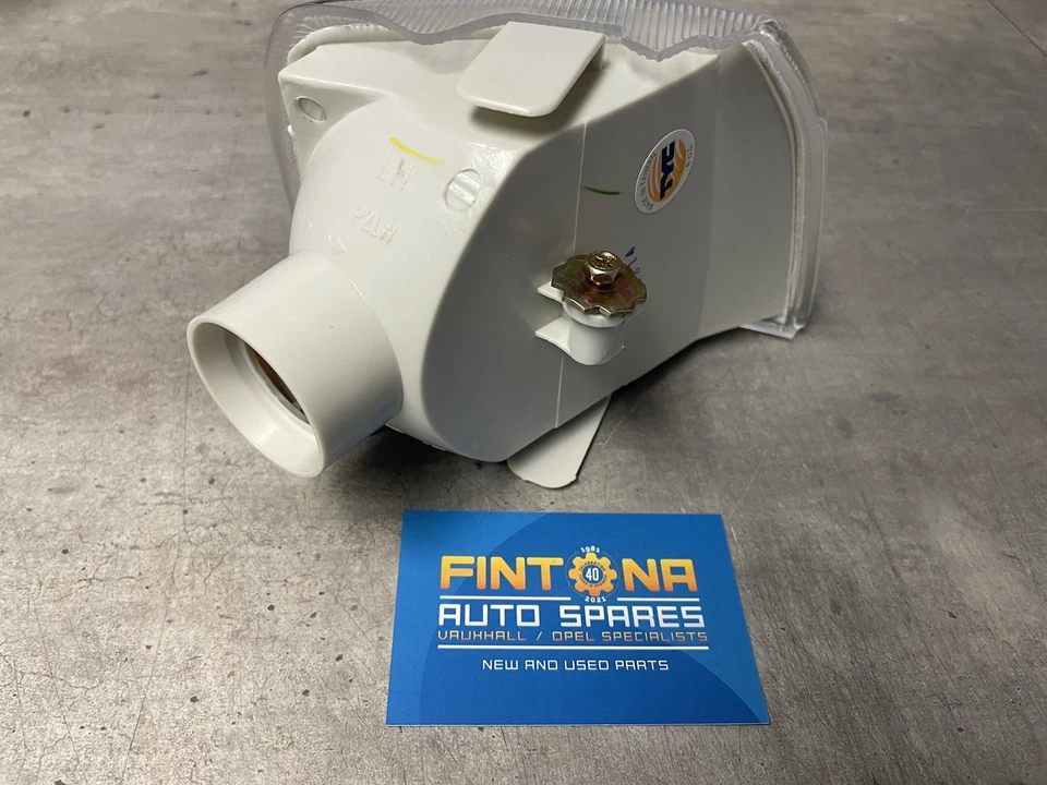 Vauxhall Cavalier Mk3 93-95 lente lampada indicatore anteriore sinistro 90487605 - Immagine 2 di 2