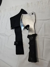Mil-Tec Chopper Axe 440 Stainless Silver China Size 11 inches 