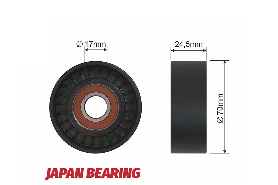 N.T.Y. RNK-VV-003.NTY Tensioner Pulley, V-ribbed belt for VOLVO - Image 5