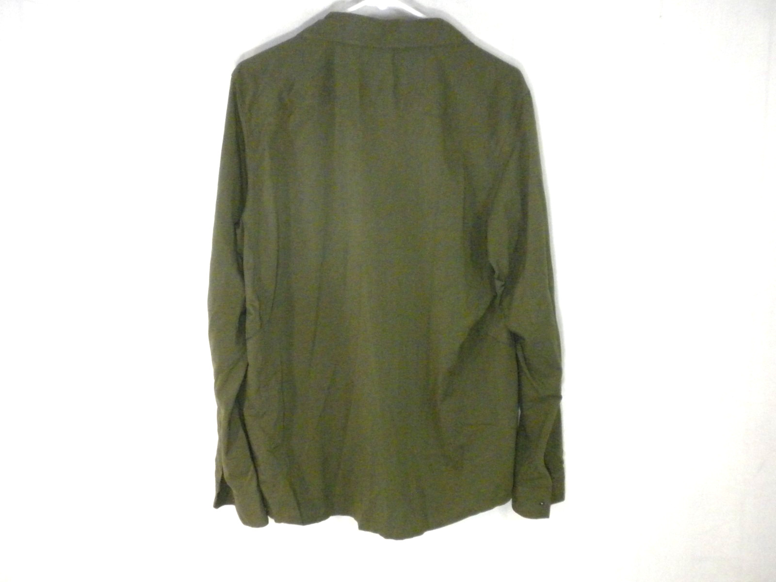 Mountain Hardwear Shirt Mens M Army Green Trail Sender Snap Up UPF 50 Ripstop