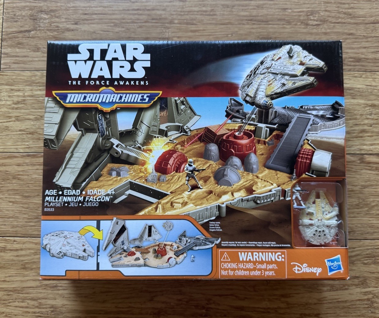 Star Wars Micro Machines Millennium Falcon Playset Sealed Fo