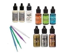 Tim Holtz Adirondack Alcohol Ink Value Pack Bundles of Favorite Colors Plus