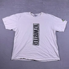 Hanes Mens White Smirnoff Get Twisted Citrus Twist T-Shirt Size XL(46-48)