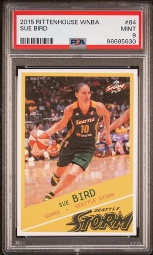 2015 Rittenhouse WNBA #84 Sue Bird PSA 9 Seattle Storm UCONN Huskies