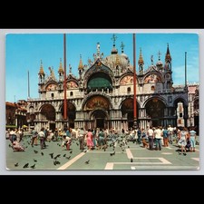 Vintage Postcard Venice Italy St. Mark s Basilica Unposted Historic View Scenic
