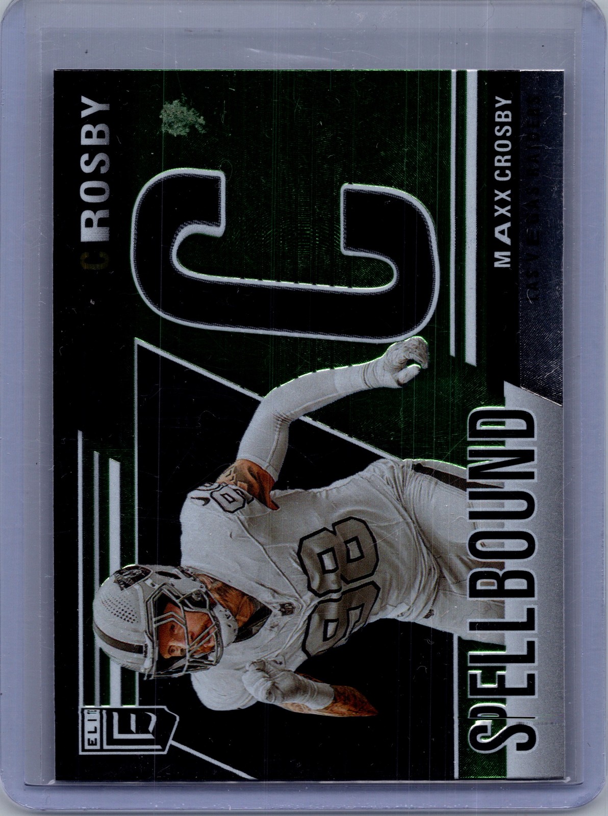 2024 Donruss Elite #21 Maxx Crosby Spellbound Green