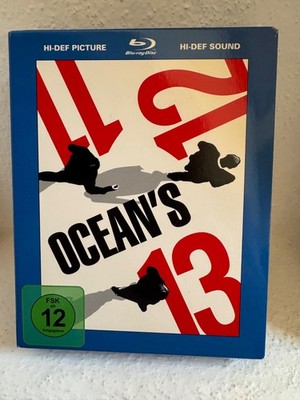 Ocean´s Trilogy  11 - 12 - 13 - George Clooney 3 Filme Box Blu-ray