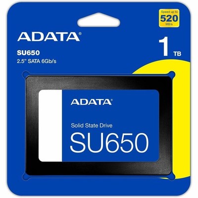 ADATA ASU650SS-1TT-R Ultimate SU650 1TB 2.5 Inch SATA III 3D NAND SSD