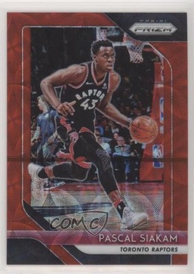 2018-19 Panini Prizm Choice Red Prizm 29/88 Pascal Siakam #83 1h1