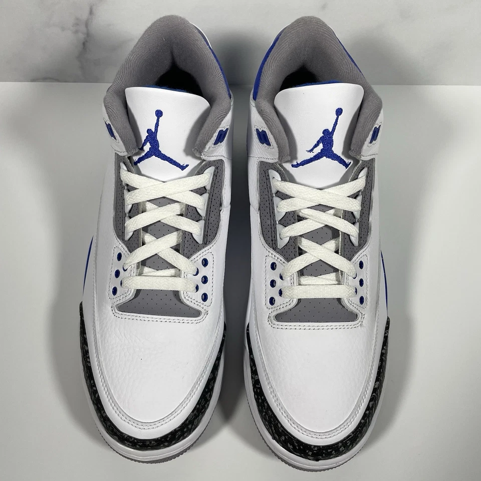 Jordan 3 Retro Racer 蓝色 2021 男式 9.5 码 — 第 3/4 张图片