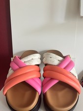 MCM SANDALEN PINK- ORANGE- WEIß IN GR 37 NEU...