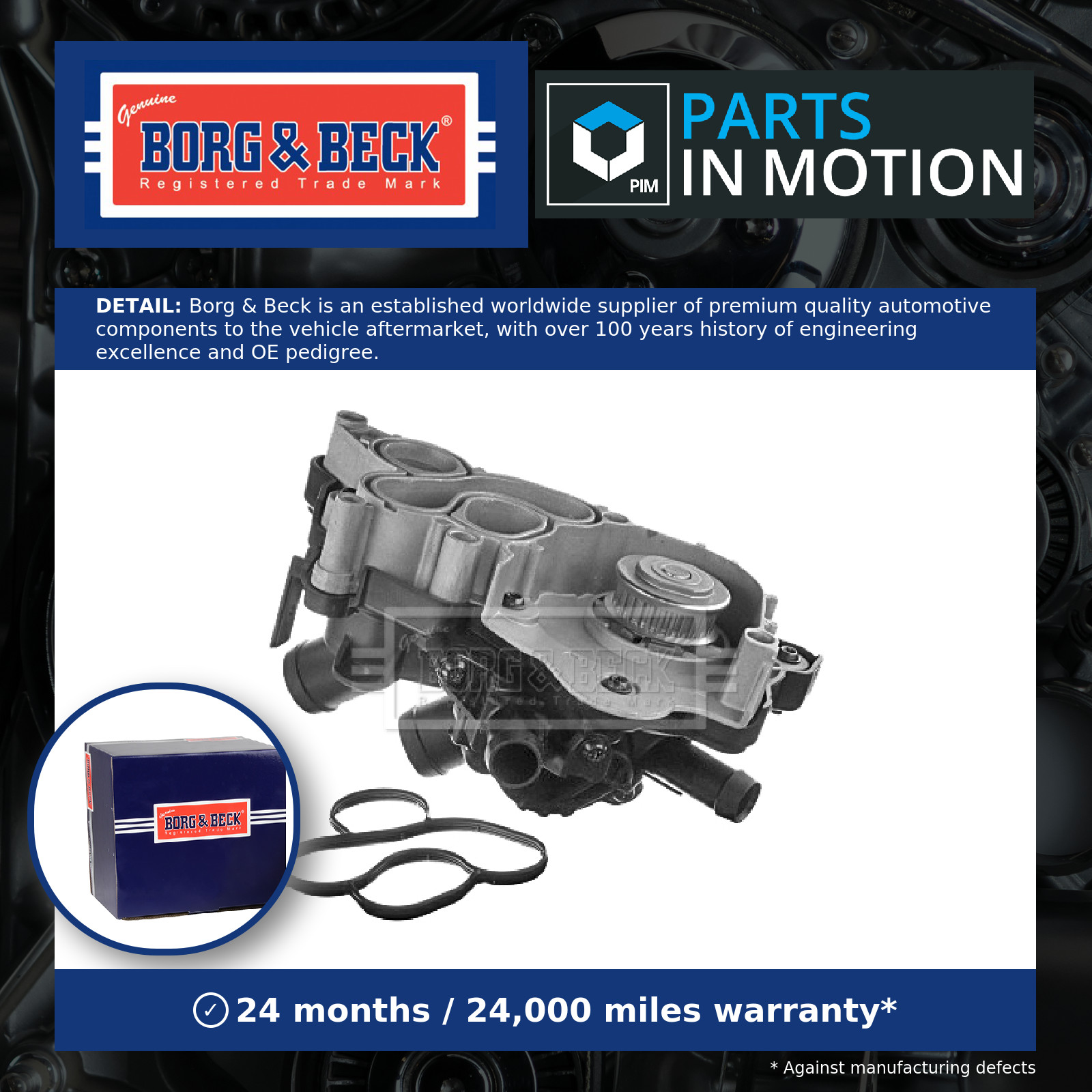 Water pump for SKODA SUPERB III 3V3 2015 on - Image 6