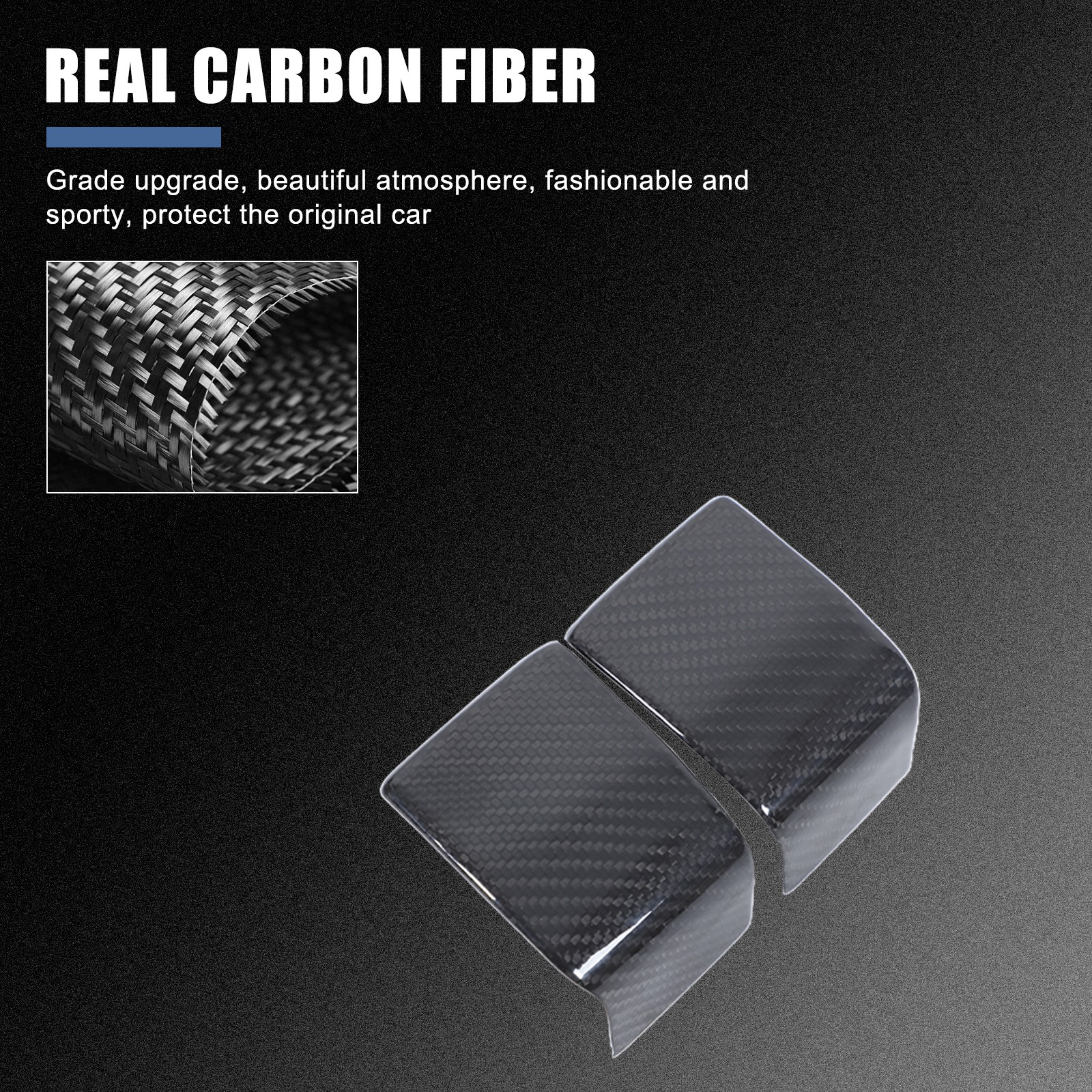 Real Carbon Fiber Glass Lift Rear Cover Trim Fits For Lotus EMIRA 2023-2025 US
