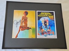 Jill St John Signed Photo Diamonds Are Forever Display Framed 16x20 BBC Bond