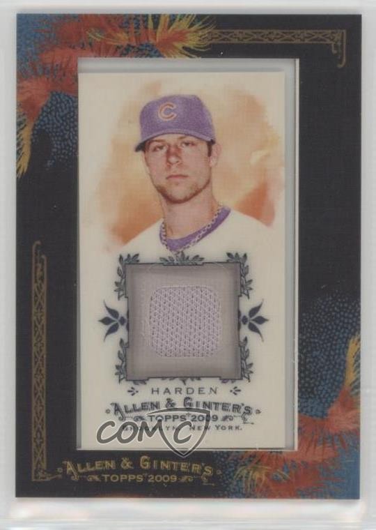 2009 Topps Allen & Ginter's Framed Mini Relics Rich Harden #AGR-JRH l8x