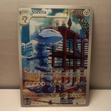 Pokémon EN Steelix PAR Full Art 208/182 SV04: Paradox Rift
