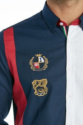 Ruck&Maul Long Sleeve Colour Block Shirt for Man