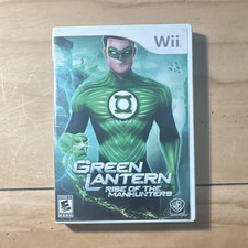 WB Games Green Lantern: Rise of the Manhunters Wii E10+ Action Manual Case