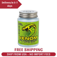 VENOM Pipe Thread Sealant with PTFE, 1/4 Pt.
