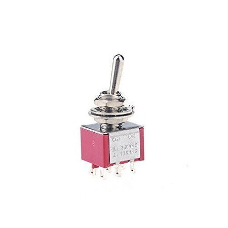 Interruptores miniatura Circuitron 912102 a todas las escalas -- DPDT encendido-apagado-encendido | Zustand: New