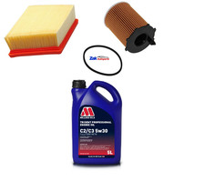 For Ford EcoSport 1.5 TDCi 13-17 Oil Air Filters & 5L Engine Oil Service Kit