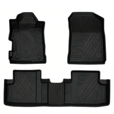For Honda Civic 2012-2015 Tpe Mats Full Set 3d Design Waterproof Floor Liner