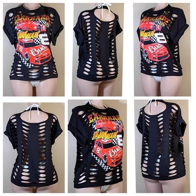 Womens Race Car  Custom Tshirt Size Medium