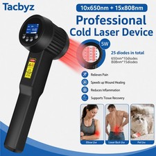 5W Handheld Cold Laser Therapy Device for Acute and Chronic Pain 650nm 808nm