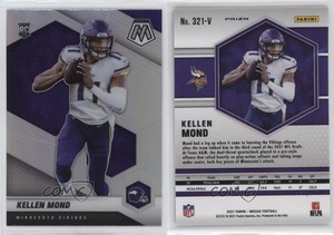 2021 Panini Mosaic Rookie Variations Silver Prizm Kellen Mond #321-V RC