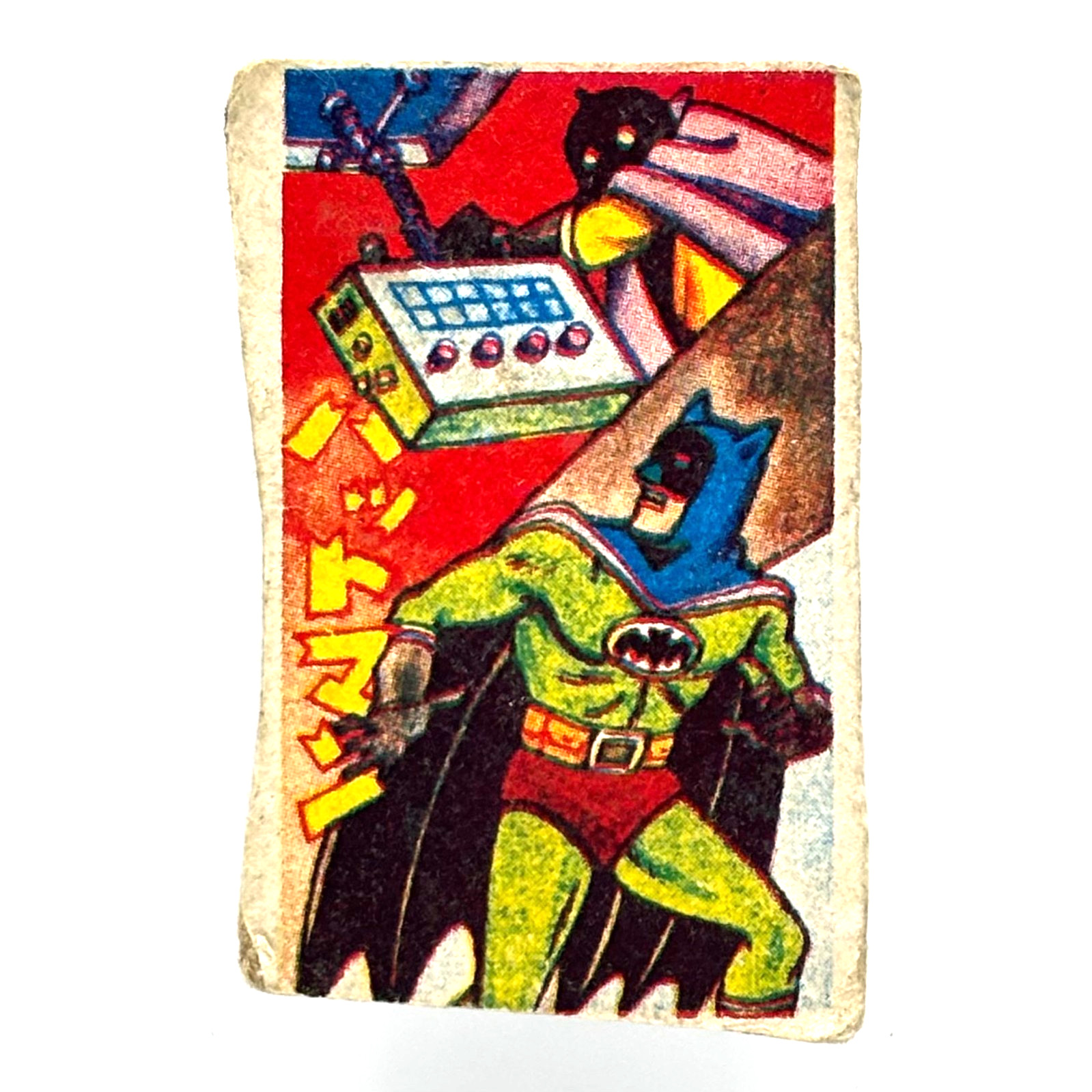 Vintage Batman Villain Machine Menko Card DC Comic Japan Showa Rare
