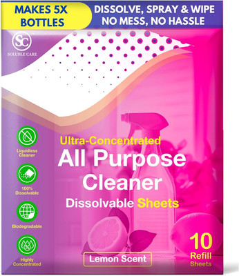 All Purpose Lemon Scent Cleaning Sheets + Bonus Sample Pack (Multi-Surface Earth