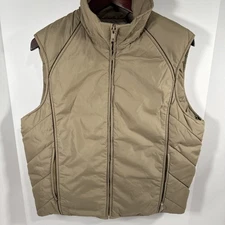 Woolrich Puffer Vest Men's Tan Made USA Tan