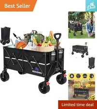 All-Terrain Collapsible Cart: Durable and Lightweight - Perfect for Camping
