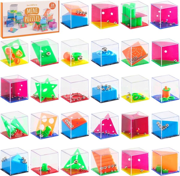 THE TWIDDLERS 28 Cube Juegos de Rompecabezas Puzzle Juegos Habilidad con