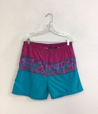 Vintage Surf Odyssey Retro Swim Shorts Mens Medium